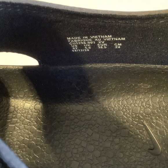 Black Sandals with Velcro Strap - Picture 8 of 11